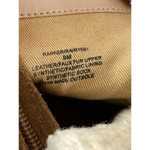 Steve Madden Rainier Women's Brown Suede Leather Lace Up Studded Hiker Boots 8M - Picture 5 of 6